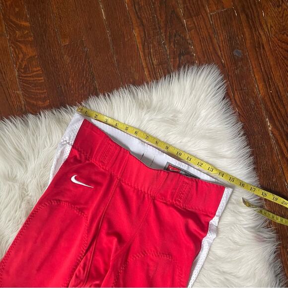 Nike Football Practice Pants Size Large Red & White - Picture 2 of 9